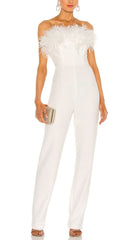 White Feather JumpSuit