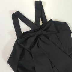 Ärmelloses Maxi-Bodycon-Kleid mit Riemchen und Schleife WN1144