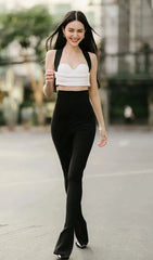 Zweiteiliges Set mit Riemchenbandage