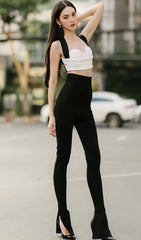 Zweiteiliges Set mit Riemchenbandage