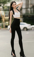 Zweiteiliges Set mit Riemchenbandage