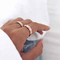 Anillo Zara Oro Rosa