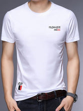 Round neck gentleman short sleeves