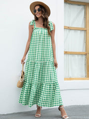 Swing-Kleid mit Karomuster