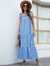 Swing-Kleid mit Karomuster