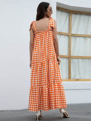 Swing-Kleid mit Karomuster