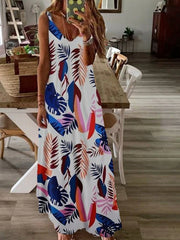 Vestido lencero ajustado largo