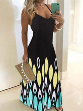 Vestido floral con tirantes y escote en V