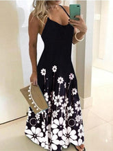 Vestido floral con tirantes y escote en V