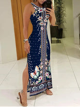 Ärmelloses Cross Border Slim Fit Kleid