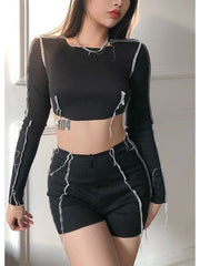 Zweiteiliges Set aus einfarbig gerippter Rückseite für die Autoseite, Mode und Freizeit