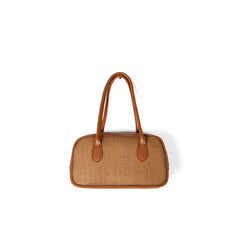 Bolsa de almohada con costura de cuero