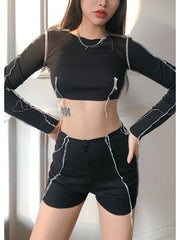 Zweiteiliges Set aus einfarbig gerippter Rückseite für die Autoseite, Mode und Freizeit