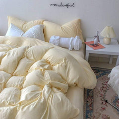 Custard Yellow Bedding Bundle