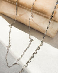 Schimmerndes Armband Silber