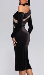 Viomo Midikleid aus Samt