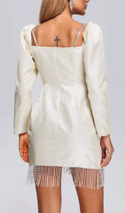 Syre Minikleid mit Puffärmeln