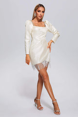 Syre Minikleid mit Puffärmeln