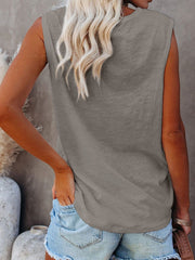 Chaleco informal de color para mujer, holgado, tipo jersey