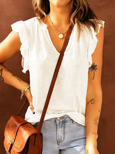 Vielseitiges ärmelloses Top mit Rüschen