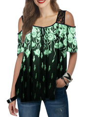 Camiseta estampada de manga corta