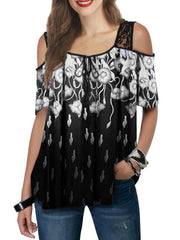 Camiseta estampada de manga corta