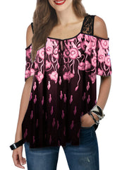 Camiseta estampada de manga corta