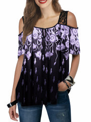 Camiseta estampada de manga corta