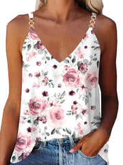 Camiseta holgada informal de manga corta