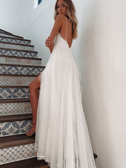 Neckholder-Kleid mit Öffnung