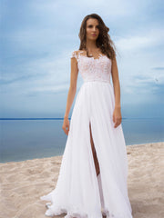 Abendkleid mit offener Vorderseite