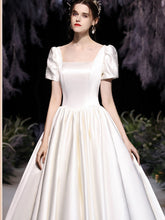 Vintage Satin Abendkleid