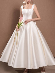 Halter Satin Evening Dress