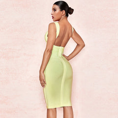 Vestido mini elegante de tirantes sin mangas PF19114