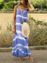 Vestido holgado con estampado de rayas