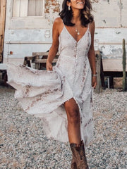 Vestido bohemio estampado para fiesta