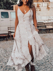 Vestido bohemio estampado para fiesta