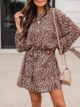 Printed Long Sleeve Dress