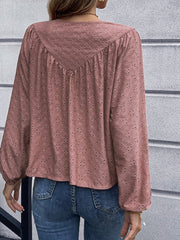 Solid Pleated Doll Shirt