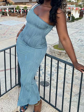 One Shoulder Slim Fit Backless Temperament Tunic Dress