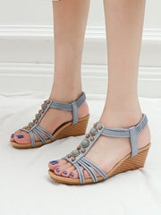 Keilabsatz Retro Casual Fashion Römersandalen