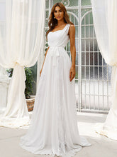 Weißes Hochzeitskleid für Brautjungfern, Abendkleid