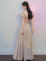 Premium Niche Satin Abendkleid Brautjungfernkleid