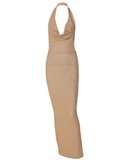Backless Sleeveless Slim Dress