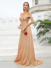 Swing Off Shoulder Evening Dress