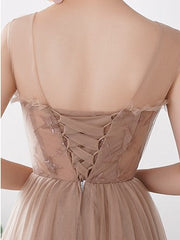 Temperament Schlank Abendkleid Brautjungfernkleid