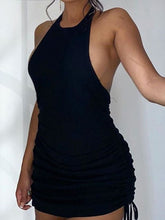 Side Drawstring Vest Dress