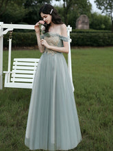 Green Temperament Evening Dress Bridesmaid Dress