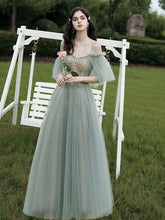 Green Temperament Evening Dress Bridesmaid Dress