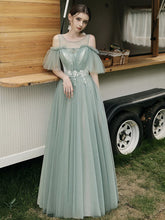 Green Temperament Evening Dress Bridesmaid Dress